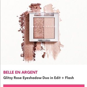 Belle En Argent Glitzy Rose Eyeshadow Duo in Edit and Flash
